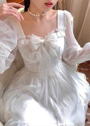 vintage white dress